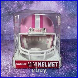 Green Bay Packers Pink Riddell Speed Mini Helmet NIB Breast Cancer Awareness