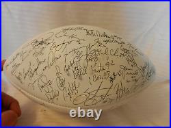 Green Bay Packers Printed Team Signatures Football 1996 Super Bowl Champions