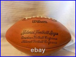 Green Bay Packers Printed Team Signatures Wilson Football From 1970s Starr, More