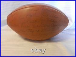 Green Bay Packers Printed Team Signatures Wilson Football From 1970s Starr, More