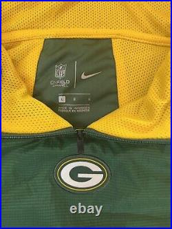 Green Bay Packers Pullover Nike Jacket Large Green