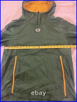 Green Bay Packers Pullover Nike Jacket Large Green