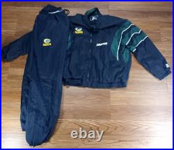Green Bay Packers RARE Vintage Starter Track Suit XL NFL Football 1990's
