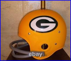 Green Bay Packers Riddell 2 Bar Helmet Lamp Vintage Excellent