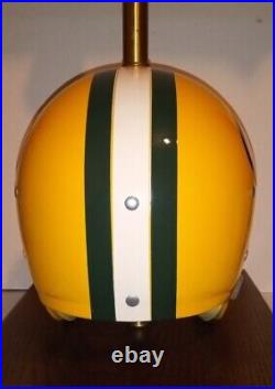 Green Bay Packers Riddell 2 Bar Helmet Lamp Vintage Excellent