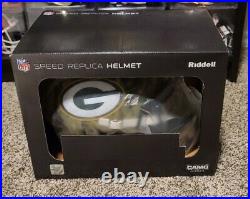 Green Bay Packers Riddell Alternate Camo Replica Full Size Speed Helmet Boxed