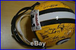 Green Bay Packers SB XLV Team Signed Full Size Helmet Aaron Rodgers + 34 NFL