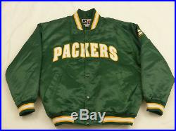 Green Bay Packers Starter Bomber Jackefootballnflvintagepumagr Mtip Top