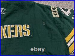 Green Bay Packers Starter Puffer Jacket Sz XXL