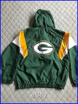 Green Bay Packers Starter Pullover Jacket Men's Size XL New with Tags