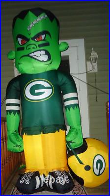 Green Bay Packers Steinbacker 7' 8 Lighted Inflatable Self Inflates New / Box