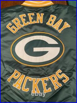 Green Bay Packers Super Bowl 31 Mitchell & Ness NFL Heavyweight Satin Jacket New