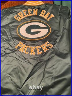 Green Bay Packers Super Bowl 31 Mitchell & Ness NFL Heavyweight Satin Jacket New