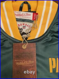 Green Bay Packers Super Bowl 31 Mitchell & Ness NFL Heavyweight Satin Jacket New