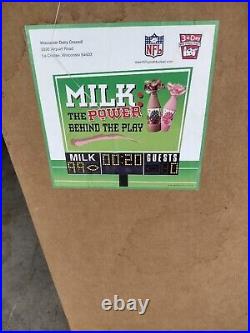 Green Bay Packers Super Bowl Champion Brett Farve NFL Cardboard Stand Up WI Milk