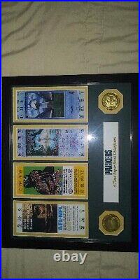 Green Bay Packers Super Bowl Championship Ticket Coin Frame