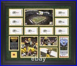 Green Bay Packers Super Bowl XLV Champions Season Ticket Collage