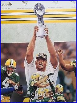 Green Bay Packers Super Bowl XXXI Champs 1997 163/750 Wall Poster NFL Football