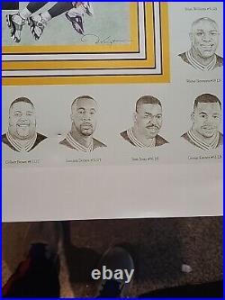 Green Bay Packers Super Bowl XXXI Champs 1997 163/750 Wall Poster NFL Football