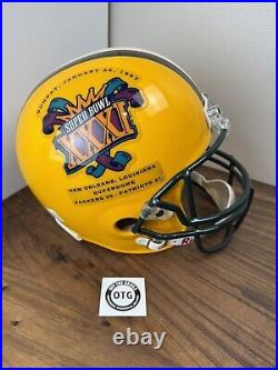 Green Bay Packers Super Bowl XXXI Riddell Full Size Replica Football Helmet