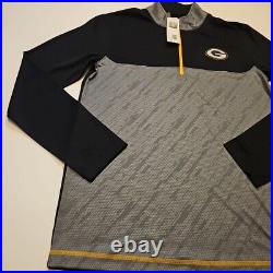 Green Bay Packers TX3 Cool 1/4 Zip Long Sleeve Shirt Medium New With Tags