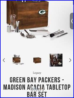 Green Bay Packers Tabletop Bar Set