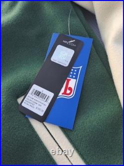 Green Bay Packers Varsity Letter Jacket Coat Men's Small NFL Football Green Gold