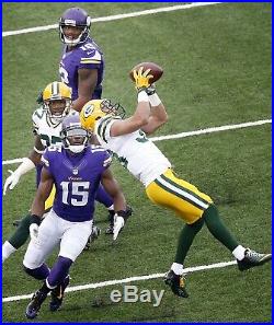 Green Bay Packers Vikings Game Used Football Ball Interception Micah Hyde 2014