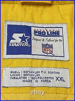 Green Bay Packers Vintage NFL Football Starter 1990s Sports Jacket Size XXL