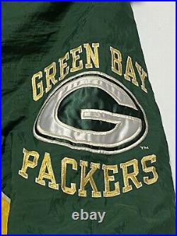 Green Bay Packers Vintage NFL Football Starter 1990s Sports Jacket Size XXL