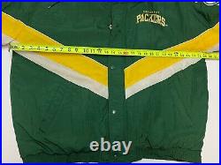 Green Bay Packers Vintage NFL Football Starter 1990s Sports Jacket Size XXL