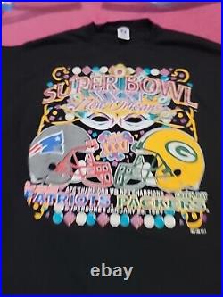 Green Bay Packers Vs New England Patriots Super Bowl XXXI Shirt 96 True Vintage