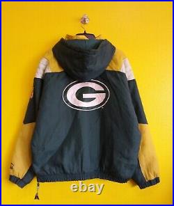 Green Bay Packers Vtg Starter NFL Football Jacket Mens XL