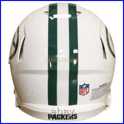 Green Bay Packers White Alternate Riddell Speed Authentic Football Helmet Green Bay Packers White Alternate Riddell Speed Authentic Football Helmet