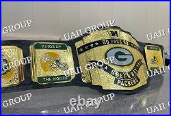 Green Bay Packers championship belt Go Pack Go 4Mm Brass