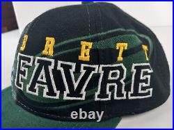 Green Bay Packers nfl Brett Favre QB Quarterback Club Vintage Snapback Cap Hat
