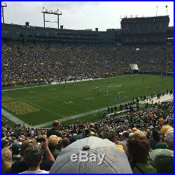 Green Bay Packers vs Minnesota Vikings Lambeau Field 9/15/19 2 Tickets