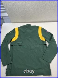 Green Nike Green Bay Packers Pullover Jacket Men's L Large