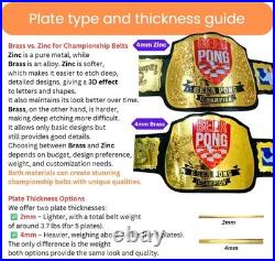 Green bay Packers American Football Championship Belt 2mm Adult Size Belt Green bay Packers American Football Championship Belt 2mm Adult Size Belt