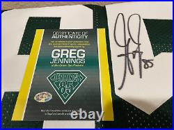 Greg Jennings Green Bay Packers Autographed Jersey #85 Reebok NFL, NWT, with COA