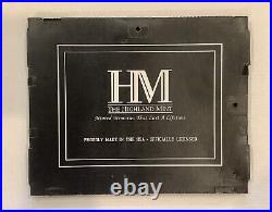HIGHLAND MINT Green Bay Packers 4-Time Super Bowl Champions Tickets Plaque Box