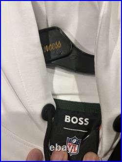 HUGO BOSS Boss By Boss X NFL Green Bay Packers Mens Hoodie Collection Sz L NWT