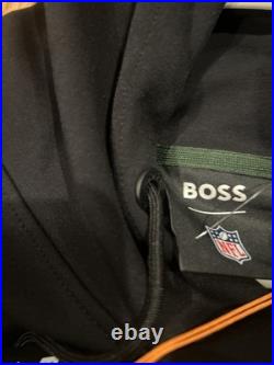 HUGO BOSS Boss By Boss X NFL Green Bay Packers Mens Hoodie Collection Sz L NWT