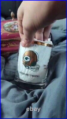 I Have 11 Green Bay Packers Cups They Each Come With Shot Glasses