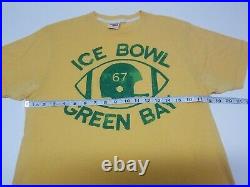 Ice bowl 1967 Green Bay Packers Vintage T-shirt Short Sleeve Tee Rare Original