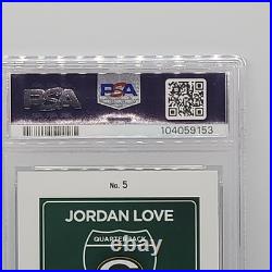 JORDAN LOVE 2024 DONRUSS DOWNTOWN! STANDARD SIZE PSA 9 Green Bay Packers JORDAN LOVE 2024 DONRUSS DOWNTOWN! STANDARD SIZE PSA 9 Green Bay Packers