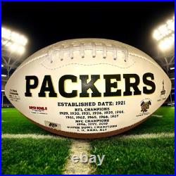 JORDAN LOVE AUTOGRAPHED SIGNED GREEN BAY PACKERS LOGO FS FOOTBALL withAP/COA