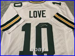 JORDAN LOVE SIGNED Green Bay Packers NFL CUSTOM JERSEY COA Auto VERY NICE