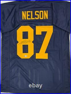 JORDY NELSON Green Bay Packers Signed Custom Replica Acme Jersey AUTO BAS JORDY NELSON Green Bay Packers Signed Custom Replica Acme Jersey AUTO BAS