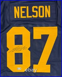 JORDY NELSON Green Bay Packers Signed Custom Replica Acme Jersey AUTO BAS JORDY NELSON Green Bay Packers Signed Custom Replica Acme Jersey AUTO BAS